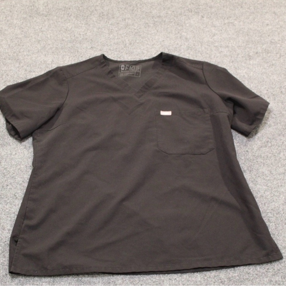 Figs Black and Navy Blue Scrub Top Bundle